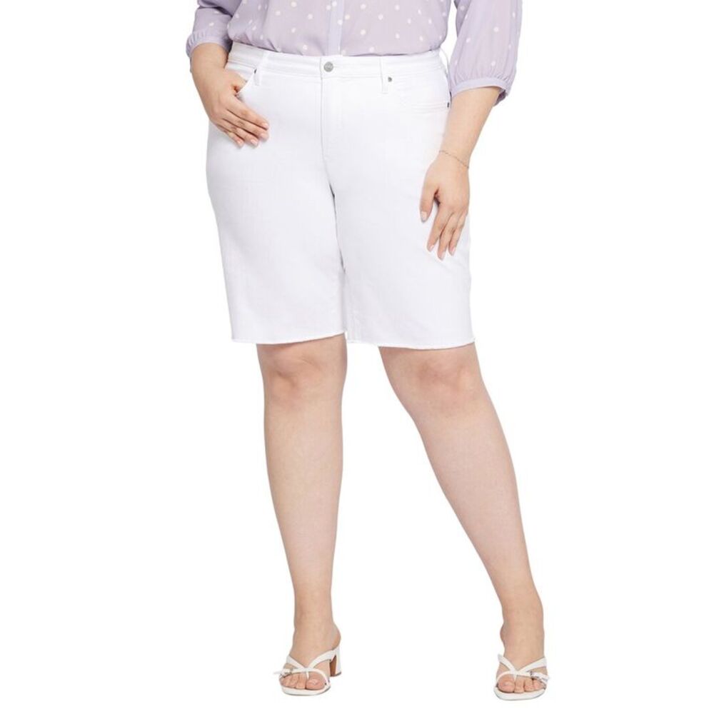 NYDJ Women's White Bermuda Shorts